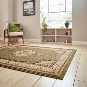 The Rug Shop UK Traditional Easy To Clean Stain-Resistant Area Rug in Green Size: 67 cm x 240 cm Green 67 cm x 240 cm The Rug Shop UK Traditional Easy To Clean Stain-Resistant Area Rug in Green Size: 67 cm x 240 cm Green 67 cm x 240 cm
