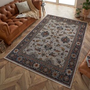 The Rug Shop UK Blue Traditional Easy to clean Machine Made Border Floral Runner Size: 160 cm x 235 cm Blue 160 cm x 235 cm The Rug Shop UK Blue Traditional Easy to clean Machine Made Border Floral Runner Size: 160 cm x 235 cm Blue 160 cm x 235 cm