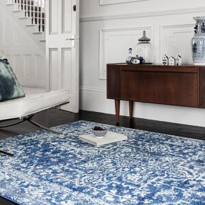 The Rug Shop UK Blue Floral Traditional Polypropylene Easy To Clean Navy Area Rug Size: 240 cm x 340 cm Blue 240 cm x 340 cm The Rug Shop UK Blue Floral Traditional Polypropylene Easy To Clean Navy Area Rug Size: 240 cm x 340 cm Blue 240 cm x 340 cm