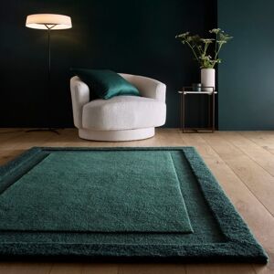 The Rug Shop UK Green Wool Border Modern Easy To Clean Green Area Rug Size: 120 cm x 170 cm Green 120 cm x 170 cm The Rug Shop UK Green Wool Border Modern Easy To Clean Green Area Rug Size: 120 cm x 170 cm Green 120 cm x 170 cm