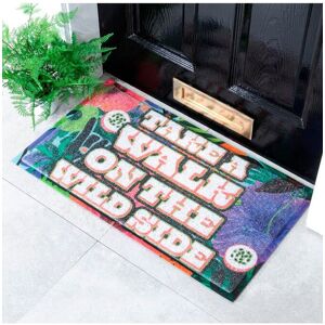 Artsy Mats Take A Walk On The Wild Side Doormat (70 x 40cm) Size: 40 cm x 70 cm Multicolor 40 cm x 70 cm Artsy Mats Take A Walk On The Wild Side Doormat (70 x 40cm) Size: 40 cm x 70 cm Multicolor 40 cm x 70 cm