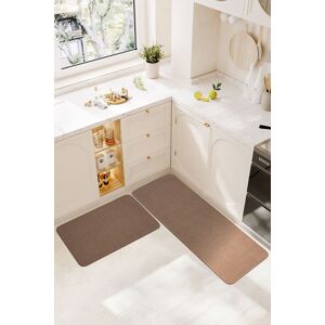Living and Home Rectangular Non-Slip Kitchen Floor Mat in Brown Size: 45 cm x 70 cm Brown 45 cm x 70 cm Living and Home Rectangular Non-Slip Kitchen Floor Mat in Brown Size: 45 cm x 70 cm Brown 45 cm x 70 cm