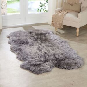 Native Natural Quad Grey Sheepskin Rug Size: 150 cm x 240 cm Grey 150 cm x 240 cm Native Natural Quad Grey Sheepskin Rug Size: 150 cm x 240 cm Grey 150 cm x 240 cm