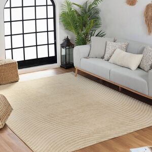 Livabliss In- & Outdoor 3D High & Low Pile Textured Ayumi Area Rug in Beige Size: 120 cm x 170 cm Beige 120 cm x 170 cm Livabliss In- & Outdoor 3D High & Low Pile Textured Ayumi Area Rug in Beige Size: 120 cm x 170 cm Beige 120 cm x 170 cm