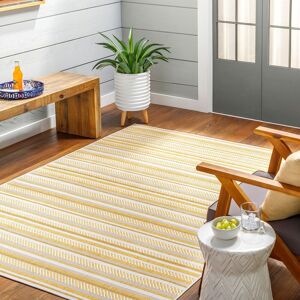Livabliss Eagean-Global Blue Beige Green Pink Grey In- & Outdoor Rug in Yellow Size: 200 cm x 275 cm Yellow 200 cm x 275 cm Livabliss Eagean-Global Blue Beige Green Pink Grey In- & Outdoor Rug in Yellow Size: 200 cm x 275 cm Yellow 200 cm x 275 cm