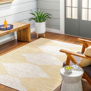 Livabliss Eagean-Global Black Blue Beige Green In- & Outdoor Rug in Yellow Size: 200 cm x 275 cm Yellow 200 cm x 275 cm Livabliss Eagean-Global Black Blue Beige Green In- & Outdoor Rug in Yellow Size: 200 cm x 275 cm Yellow 200 cm x 275 cm