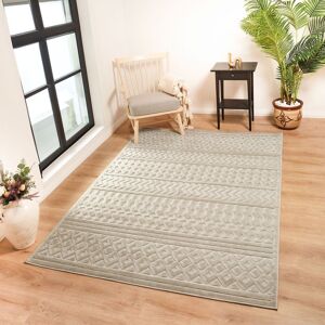 Livabliss In- & Outdoor 3D High & Low Pile Textured Beige Haruka Area Rug Size: 120 cm x 170 cm Beige 120 cm x 170 cm Livabliss In- & Outdoor 3D High & Low Pile Textured Beige Haruka Area Rug Size: 120 cm x 170 cm Beige 120 cm x 170 cm