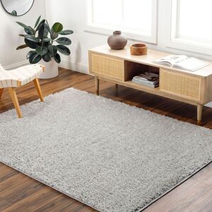 Livabliss Moda Shag-Solid Color Blue Beige Pink Grey Soft Plush Pile Living Bedroom Rug in Light Grey Size: 160 cm diameter Light Grey 160 cm diameter Livabliss Moda Shag-Solid Color Blue Beige Pink Grey Soft Plush Pile Living Bedroom Rug in Light Grey Size: 160 cm diameter Light Grey 160 cm diameter