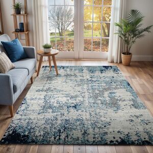 SURYA DUNKIRK Modern Blue Rug 200x275cm - Rug SURYA DUNKIRK Modern Blue Rug 200x275cm - Rug
