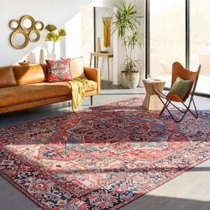 Livabliss Vintage Oriental Boho Viorica Area Rug in Red Size: 150 cm x 230 cm Red 150 cm x 230 cm Livabliss Vintage Oriental Boho Viorica Area Rug in Red Size: 150 cm x 230 cm Red 150 cm x 230 cm