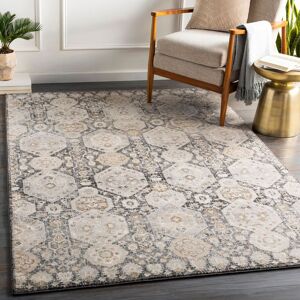 Livabliss Indigo-Vintage Grey Beige Off-White Black Traditional Boho Living Rug Size: 130 cm x 190 cm Black 130 cm x 190 cm Livabliss Indigo-Vintage Grey Beige Off-White Black Traditional Boho Living Rug Size: 130 cm x 190 cm Black 130 cm x 190 cm