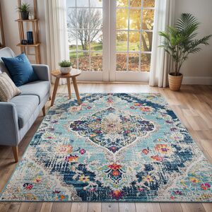 LIVABLISS ADEN Blue Vintage Rug - Rug LIVABLISS ADEN Blue Vintage Rug - Rug