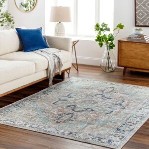 Livabliss Luxor Rust and Blue 80x220 cm Rug Livabliss Luxor Rust and Blue 80x220 cm Rug