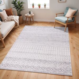 Livabliss Scandi Geometric Mila Area Rug in Grey Size: 80 cm x 230 cm Grey 80 cm x 230 cm Livabliss Scandi Geometric Mila Area Rug in Grey Size: 80 cm x 230 cm Grey 80 cm x 230 cm