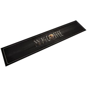 Berkfield Home Kitchen Rug Washable Coffee Text 60x300 cm Velvet in Black Black 60x300 cm Berkfield Home Kitchen Rug Washable Coffee Text 60x300 cm Velvet in Black Black 60x300 cm