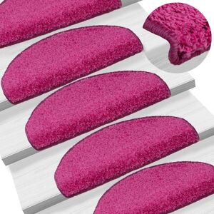 Berkfield Home Carpet Stair Treads 15 pcs Pink 65x21x4 cm Size: Medium Pink Medium Berkfield Home Carpet Stair Treads 15 pcs Pink 65x21x4 cm Size: Medium Pink Medium