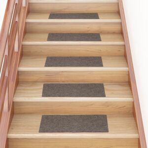 Berkfield Home Self-adhesive Stair Mats Rectangular 15 pcs 60x25 cm Cream Size: Medium Cream Medium Berkfield Home Self-adhesive Stair Mats Rectangular 15 pcs 60x25 cm Cream Size: Medium Cream Medium