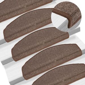 Berkfield Home Carpet Stair Treads 15 pcs Coffee Brown 65x24x4 cm Size: Medium Brown Medium Berkfield Home Carpet Stair Treads 15 pcs Coffee Brown 65x24x4 cm Size: Medium Brown Medium