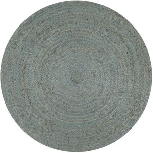 Berkfield Home Handmade Rug Jute Round 120 cm Olive Green Size: 100 cm diameter Green 100 cm diameter Berkfield Home Handmade Rug Jute Round 120 cm Olive Green Size: 100 cm diameter Green 100 cm diameter