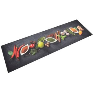 Berkfield Home Kitchen Rug Washable Spices 45x150 cm Velvet Multicolor 45x150 cm Berkfield Home Kitchen Rug Washable Spices 45x150 cm Velvet Multicolor 45x150 cm