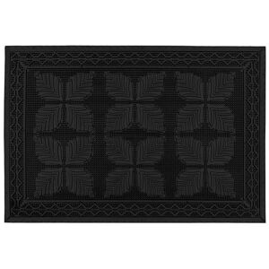 JVL Linden Scraper Rubber Pin Doormat 40x60cm in Black Size: 40 cm x 60 cm Black 40 cm x 60 cm JVL Linden Scraper Rubber Pin Doormat 40x60cm in Black Size: 40 cm x 60 cm Black 40 cm x 60 cm
