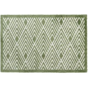 JVL Mega Doormat - 50x75cm, Geo in Green Size: 75 cm x 150 cm Green 75 cm x 150 cm JVL Mega Doormat - 50x75cm, Geo in Green Size: 75 cm x 150 cm Green 75 cm x 150 cm