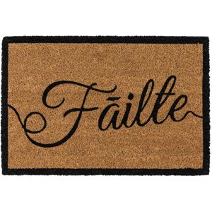 JVL Eco-Friendly Latex Backed Coir Entrance Doormat, 40x60cm - Failte in Brown Size: 40 x 60 cm Brown 40 x 60 cm JVL Eco-Friendly Latex Backed Coir Entrance Doormat, 40x60cm - Failte in Brown Size: 40 x 60 cm Brown 40 x 60 cm