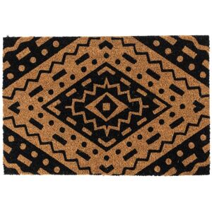 JVL Eco-Friendly Latex Backed Coir Entrance Doormat, 40x60cm - Aztec in Brown Size: 40 x 60 cm Brown 40 x 60 cm JVL Eco-Friendly Latex Backed Coir Entrance Doormat, 40x60cm - Aztec in Brown Size: 40 x 60 cm Brown 40 x 60 cm