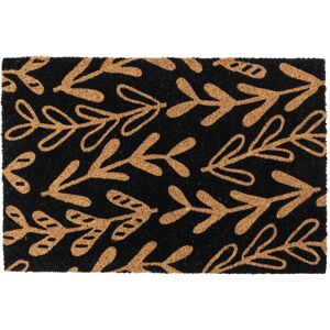 JVL Eco-Friendly Latex Backed Coir Entrance Doormat, 40x60cm - Sycamore in Black Size: 40 x 60 cm Black 40 x 60 cm JVL Eco-Friendly Latex Backed Coir Entrance Doormat, 40x60cm - Sycamore in Black Size: 40 x 60 cm Black 40 x 60 cm