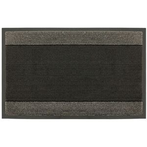 JVL Miracle Machine Washable Barrier Doormat 40x60cm Charcoal Size: 40 cm x 60 cm Charcoal 40 cm x 60 cm JVL Miracle Machine Washable Barrier Doormat 40x60cm Charcoal Size: 40 cm x 60 cm Charcoal 40 cm x 60 cm