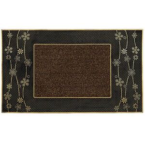 JVL Daisy PVC Pin Scraper Doormat 45x75cm Gold in Metallic Gold Size: 45 cm x 75 cm Metallic Gold 45 cm x 75 cm JVL Daisy PVC Pin Scraper Doormat 45x75cm Gold in Metallic Gold Size: 45 cm x 75 cm Metallic Gold 45 cm x 75 cm