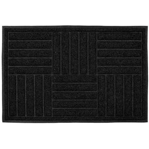 JVL Mud Grabber Spaghetti Scraper Doormat 40x60cm Black Square Size: 40 cm x 60 cm Black 40 cm x 60 cm JVL Mud Grabber Spaghetti Scraper Doormat 40x60cm Black Square Size: 40 cm x 60 cm Black 40 cm x 60 cm