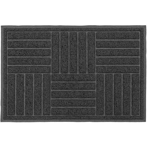 JVL Mud Grabber Spaghetti Scraper Doormat 40x60cm Grey Square Size: 40 cm x 60 cm Grey 40 cm x 60 cm JVL Mud Grabber Spaghetti Scraper Doormat 40x60cm Grey Square Size: 40 cm x 60 cm Grey 40 cm x 60 cm