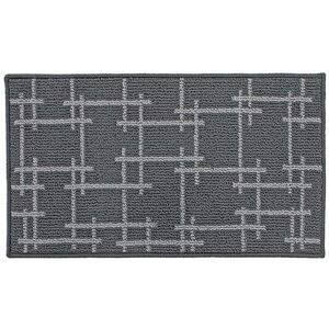 JVL Vector Machine Washable Latex Backed Doormat, 40x70cm, Grey Size: 40 cm x 70 cm Grey 40 cm x 70 cm JVL Vector Machine Washable Latex Backed Doormat, 40x70cm, Grey Size: 40 cm x 70 cm Grey 40 cm x 70 cm