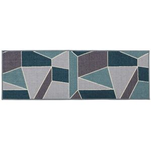 JVL Fiora Machine Washable Doormat 50 x 150 cm Duck Egg in Duck Egg Blue Size: 50 cm x 150 cm Duck Egg Blue 50 cm x 150 cm JVL Fiora Machine Washable Doormat 50 x 150 cm Duck Egg in Duck Egg Blue Size: 50 cm x 150 cm Duck Egg Blue 50 cm x 150 cm