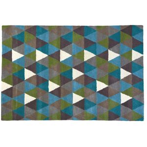 Orsina Multicoloured Hand Tufted Small Rug, Geometric Pattern Wool Cotton Blend Rug, Soft Underfoot Modern Area Rug Multicolor Small Orsina Multicoloured Hand Tufted Small Rug, Geometric Pattern Wool Cotton Blend Rug, Soft Underfoot Modern Area Rug Multicolor Small