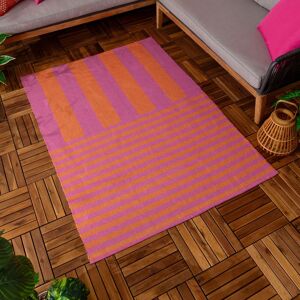 Furn Deck Stripe Printed Indoor/Outdoor Rug in Orange Size: 120 cm x 170 cm Orange 120 cm x 170 cm Furn Deck Stripe Printed Indoor/Outdoor Rug in Orange Size: 120 cm x 170 cm Orange 120 cm x 170 cm