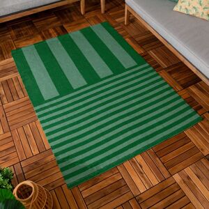 Furn Deck Stripe Printed Indoor/Outdoor Rug in Green Size: 120 cm x 170 cm Green 120 cm x 170 cm Furn Deck Stripe Printed Indoor/Outdoor Rug in Green Size: 120 cm x 170 cm Green 120 cm x 170 cm