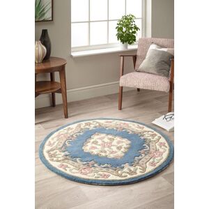 Origin 'Shensi' Rug in Blue Size: 120 cm diameter Blue 120 cm diameter Origin 'Shensi' Rug in Blue Size: 120 cm diameter Blue 120 cm diameter
