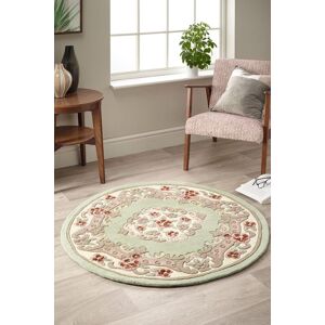 Origin 'Shensi' Rug in Green Size: 120 cm diameter Green 120 cm diameter Origin 'Shensi' Rug in Green Size: 120 cm diameter Green 120 cm diameter