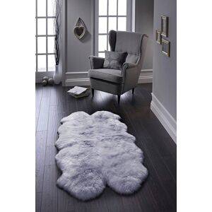 Origin Genuine Sheepskin Quad Rug in Grey Size: 105 cm x 160 cm Grey 105 cm x 160 cm Origin Genuine Sheepskin Quad Rug in Grey Size: 105 cm x 160 cm Grey 105 cm x 160 cm