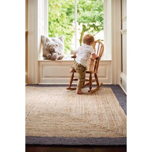 Origin 'Jute Border' Rug in Grey Size: 67 cm x 200 cm Grey 67 cm x 200 cm Origin 'Jute Border' Rug in Grey Size: 67 cm x 200 cm Grey 67 cm x 200 cm