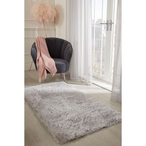 OHS Fluffy Rug Anti-Slip Plain Shaggy Floor Mat in Silver Size: 80 cm x 150 cm Silver 80 cm x 150 cm OHS Fluffy Rug Anti-Slip Plain Shaggy Floor Mat in Silver Size: 80 cm x 150 cm Silver 80 cm x 150 cm
