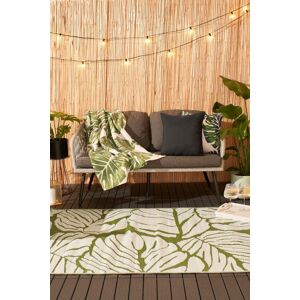 OHS Palm Garden Outdoor Rug Large Waterproof Non Slip Area Reversible Mat in Green Size: 120 cm x 170 cm Green 120 cm x 170 cm OHS Palm Garden Outdoor Rug Large Waterproof Non Slip Area Reversible Mat in Green Size: 120 cm x 170 cm Green 120 cm x 170 cm