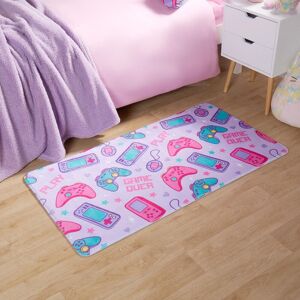 OHS Kids Rug Supersoft Washable Gaming Rugs Bedroom Carpet Mat in Lilac Size: Medium Lilac Medium OHS Kids Rug Supersoft Washable Gaming Rugs Bedroom Carpet Mat in Lilac Size: Medium Lilac Medium
