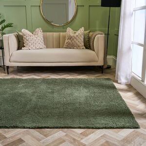 OHS Fluffy Teddy Rug Soft Floor Carpet Non Slip Area Mat in Green Size: 160 cm x 230 cm Green 160 cm x 230 cm OHS Fluffy Teddy Rug Soft Floor Carpet Non Slip Area Mat in Green Size: 160 cm x 230 cm Green 160 cm x 230 cm