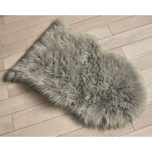 Home Republic Faux Fur Sheep Skin Rug in Pale Grey Size: 50 cm x 150 cm Pale Grey 50 cm x 150 cm Home Republic Faux Fur Sheep Skin Rug in Pale Grey Size: 50 cm x 150 cm Pale Grey 50 cm x 150 cm