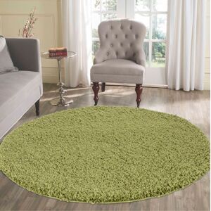 Desire Rugs Modern Elegant Soft Shaggy Rug for Living Rooms - Stylish Area Rugs in Green Size: 120 cm diameter Green 120 cm diameter Desire Rugs Modern Elegant Soft Shaggy Rug for Living Rooms - Stylish Area Rugs in Green Size: 120 cm diameter Green 120 cm diameter