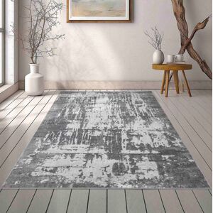 Desire Rugs Serenity Modern Abstract Abrasion Area Rug - Contemporary Style for Living Room, Bedroom or Hallway in Grey Size: 120 cm x 170 cm Grey 120 cm x 170 cm Desire Rugs Serenity Modern Abstract Abrasion Area Rug - Contemporary Style for Living Room, Bedroom or Hallway in Grey Size: 120 cm x 170 cm Grey 120 cm x 170 cm