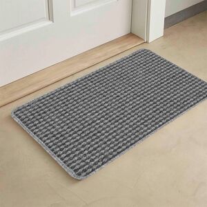 Desire Rugs Eden Non Slip Washable Dirt Trapper Indoor Doormat - Kitchen Mats - Floor Mats in Grey Size: 40 cm x 60 cm Grey 40 cm x 60 cm Desire Rugs Eden Non Slip Washable Dirt Trapper Indoor Doormat - Kitchen Mats - Floor Mats in Grey Size: 40 cm x 60 cm Grey 40 cm x 60 cm